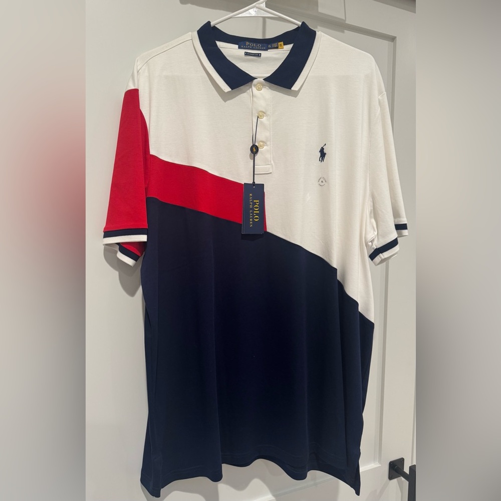Ralph Lauren Men's Tricolor Polo Shirt